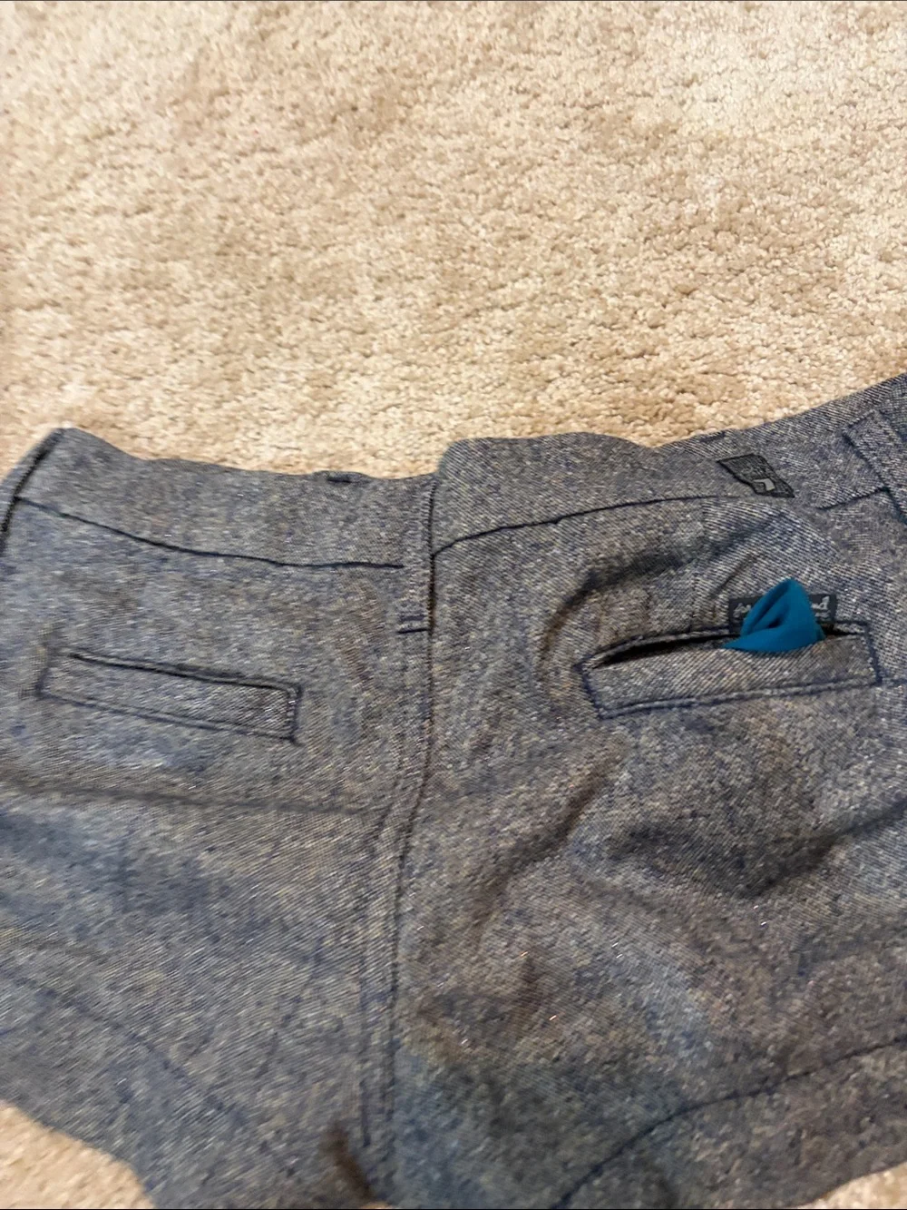 7 FOR ALL MANKIND AUTHENTIC shorts with pockets in front and back